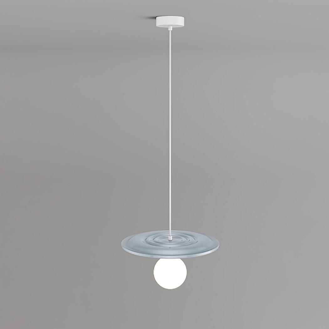 Water Ripple Pendant Lamp Dia 11.8″ x H 59.1″ / Dia 30cm x H 150cm / Grey Pendant light