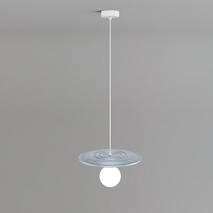 Water Ripple Pendant Lamp Dia 11.8″ x H 59.1″ / Dia 30cm x H 150cm / Grey Pendant light