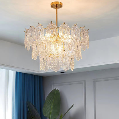 Wave Glass Chandelier Chandelier