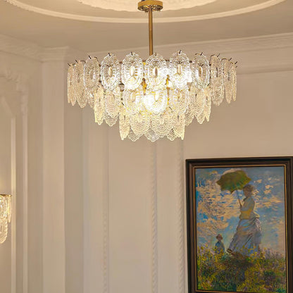 Wave Glass Chandelier Chandelier