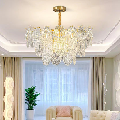Wave Pearl Chandelier Chandelier