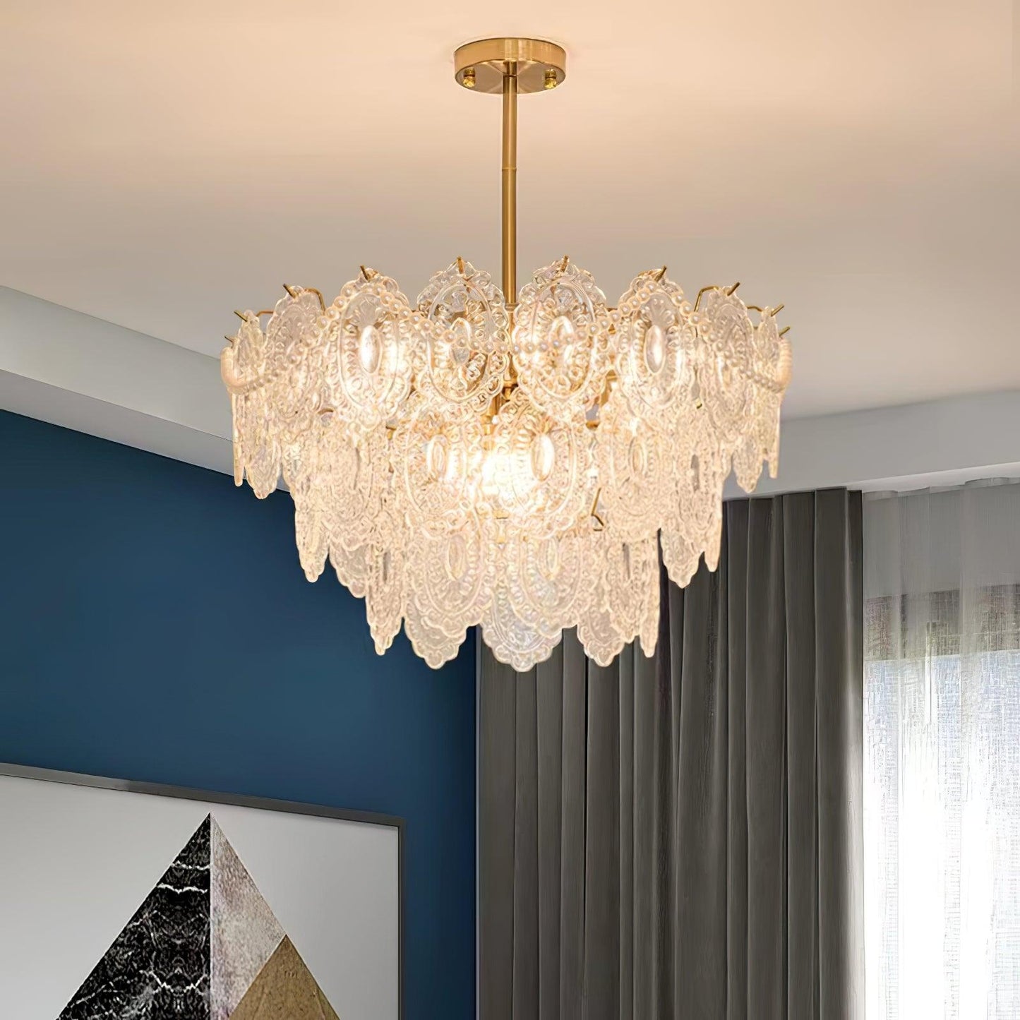 Wave Pearl Chandelier Chandelier