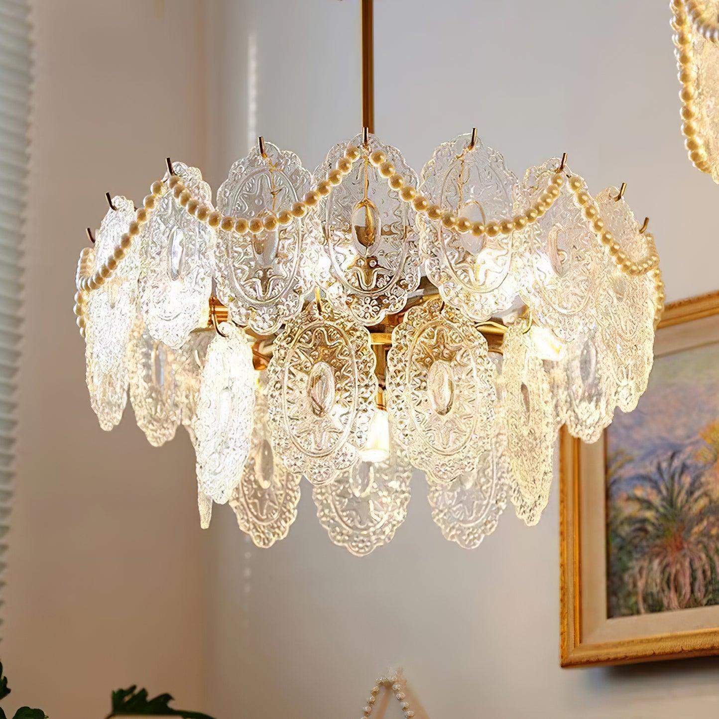 Wave Pearl Chandelier Chandelier