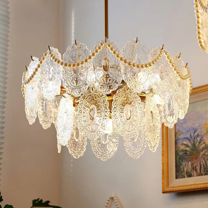 Wave Pearl Chandelier Chandelier