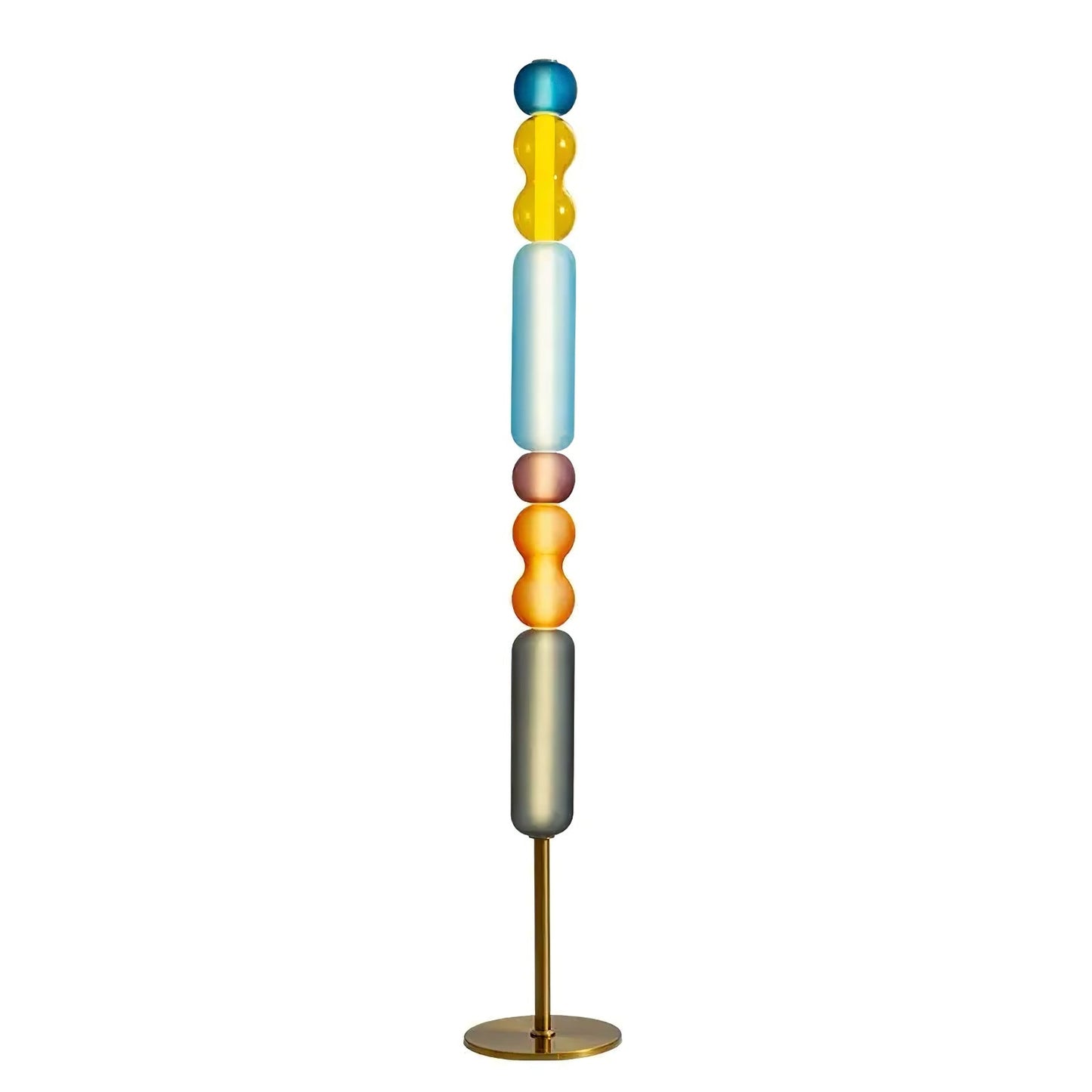Wave Floor Lamp ? 9.8″ x H 61″ / Dia 25cm x H 155cm / US plug / Warm Light Floor lamp