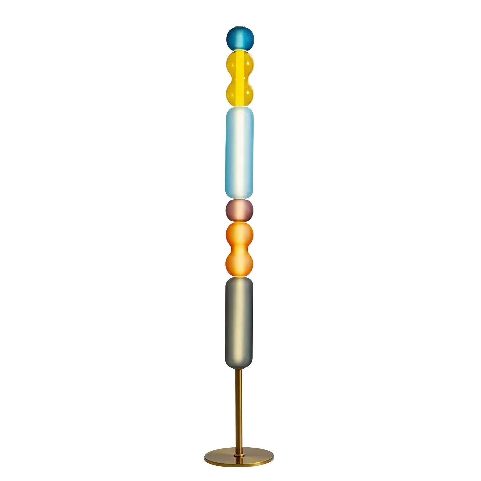 Wave Floor Lamp ? 9.8″ x H 61″ / Dia 25cm x H 155cm / US plug / Warm Light Floor lamp