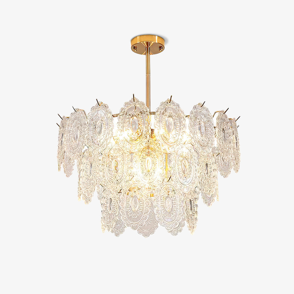 Wave Glass Chandelier Chandelier