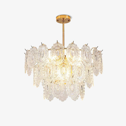 Wave Glass Chandelier Chandelier