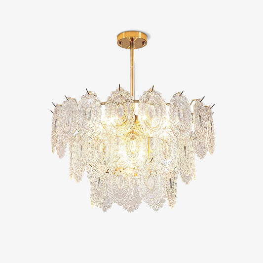Wave Glass Chandelier Chandelier