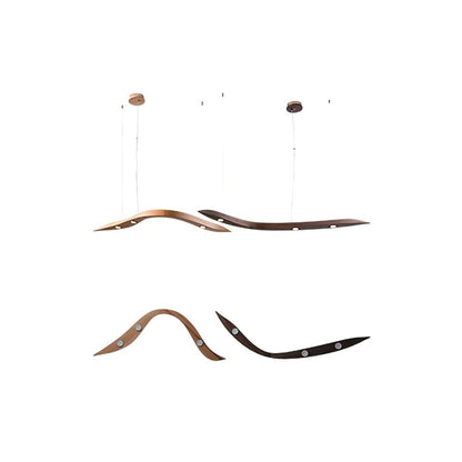 Waveform Pendant Lamp Double Model A + B / Warm Light Pendant light