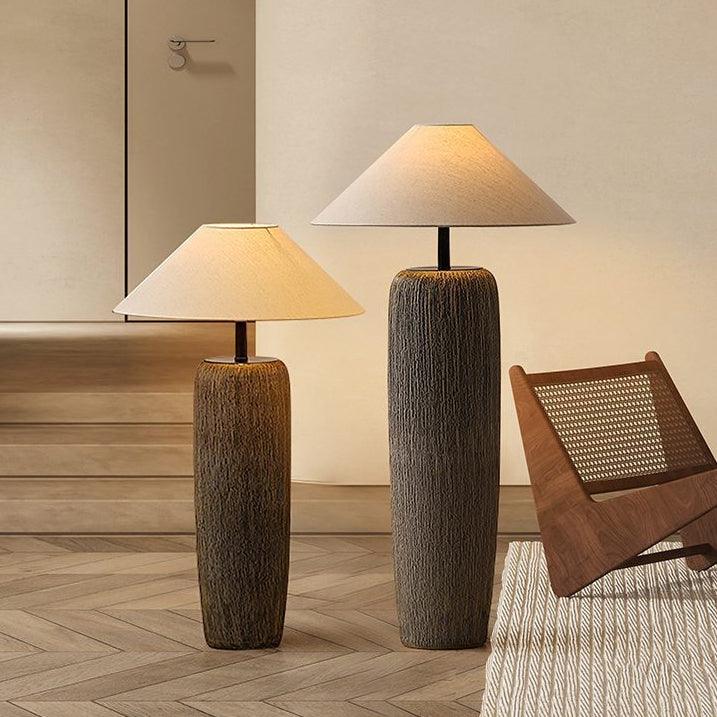 Weathered Wood Grain Floor Lamp Floor lamp