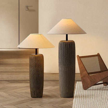 Weathered Wood Grain Floor Lamp Floor lamp