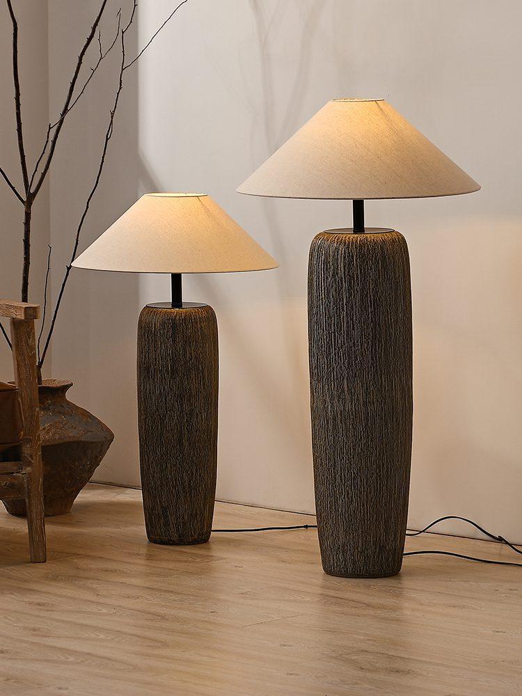 Weathered Wood Grain Floor Lamp Floor lamp