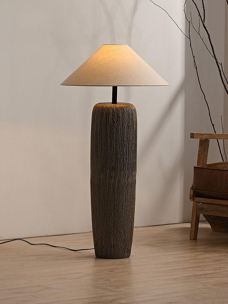 Weathered Wood Grain Floor Lamp Floor lamp