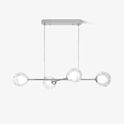 Westlife Sputnik Pendant Light L 31.5″ x W 11.8″ x H 4.7″ / L 80cm x W 30cm x H 12cm / Chrome Pendant light