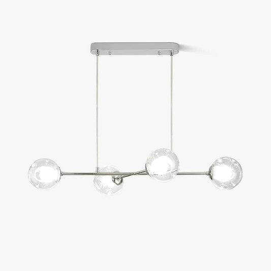 Westlife Sputnik Pendant Light L 31.5″ x W 11.8″ x H 4.7″ / L 80cm x W 30cm x H 12cm / Chrome Pendant light