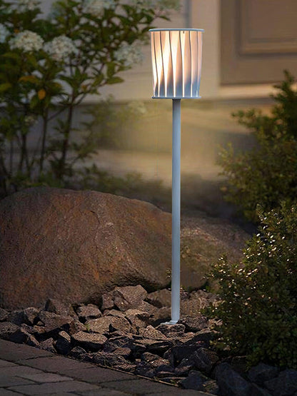 White Column Outdoor Light Dia 7.9″ x H 59″ / Dia 20cm x H 150cm / White Floor lamp