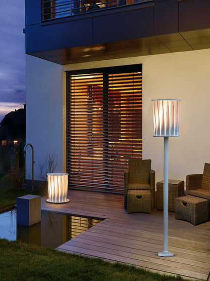 White Column Outdoor Light Dia 7.9″ x H 59″ / Dia 20cm x H 150cm / White Floor lamp