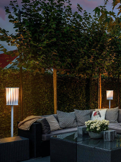 White Column Outdoor Light Dia 7.9″ x H 59″ / Dia 20cm x H 150cm / White Floor lamp