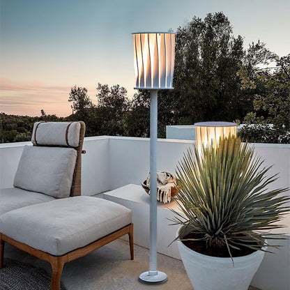 White Column Outdoor Light Dia 7.9″ x H 59″ / Dia 20cm x H 150cm / White Floor lamp
