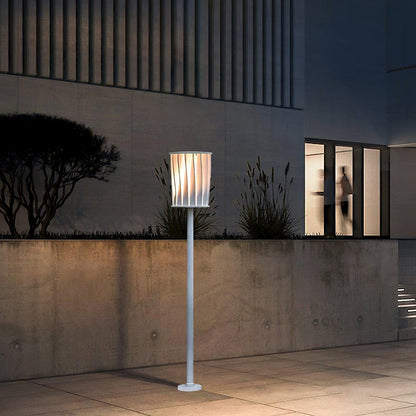 White Column Outdoor Light Dia 7.9″ x H 59″ / Dia 20cm x H 150cm / White Floor lamp