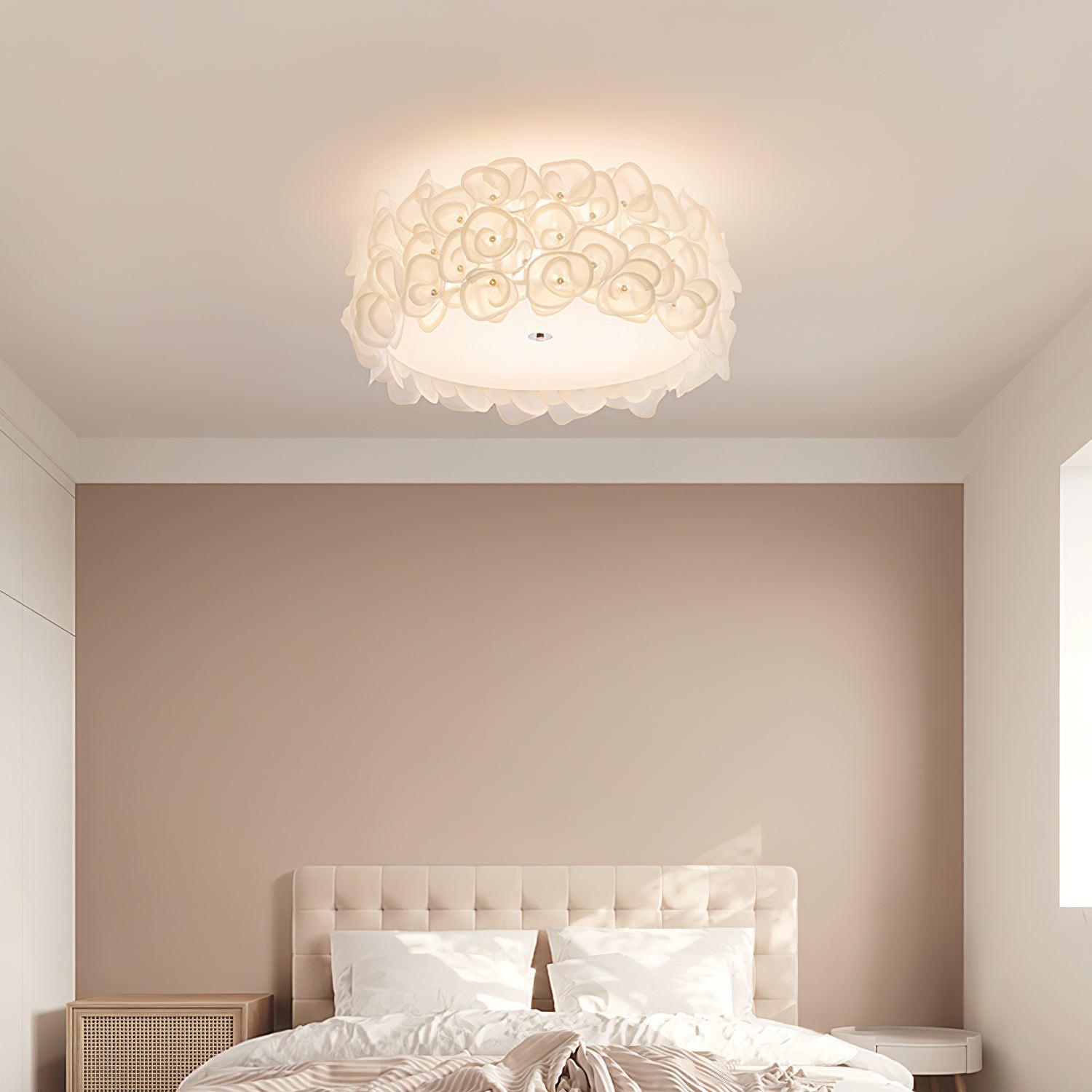 White Hydrangea Ceiling Lamp Ceiling lamp