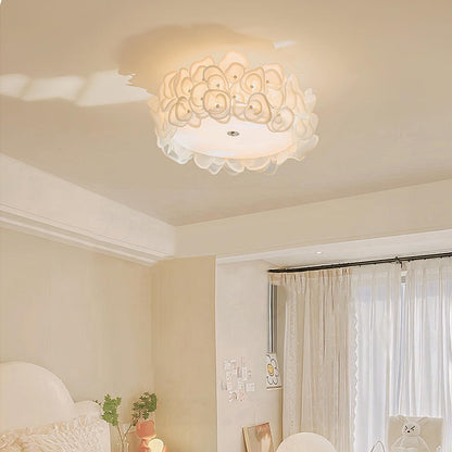 White Hydrangea Ceiling Lamp Ceiling lamp