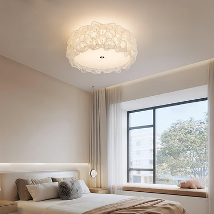White Hydrangea Ceiling Lamp Ceiling lamp