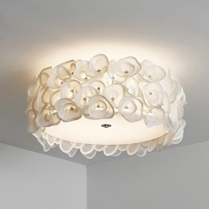 White Hydrangea Ceiling Lamp Ceiling lamp