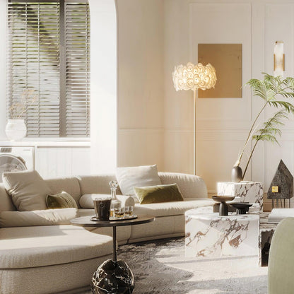 White Hydrangea Floor Lamp Floor lamp