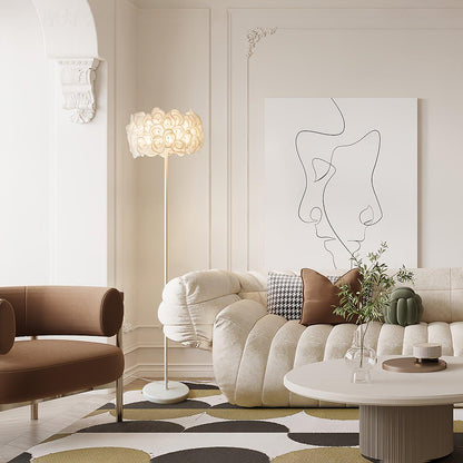 White Hydrangea Floor Lamp Floor lamp