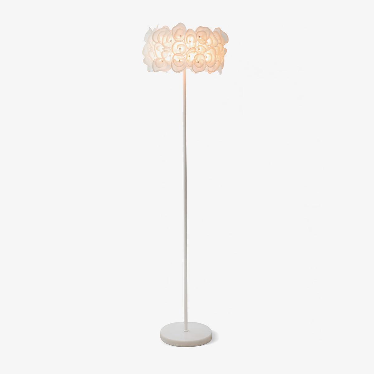 White Hydrangea Floor Lamp Floor lamp