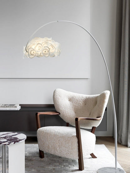 White Hydrangea Floor Lamp Floor lamp