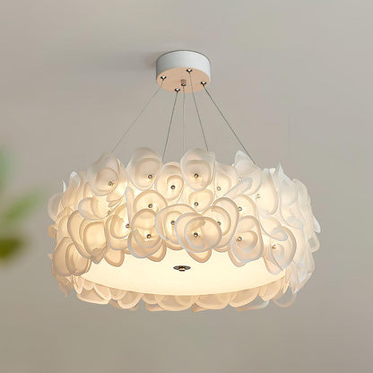 White Hydrangea Pendant Lamp ? 23.6″ x H 9.4″ / Dia 60cm x H 24cm / White Pendant light