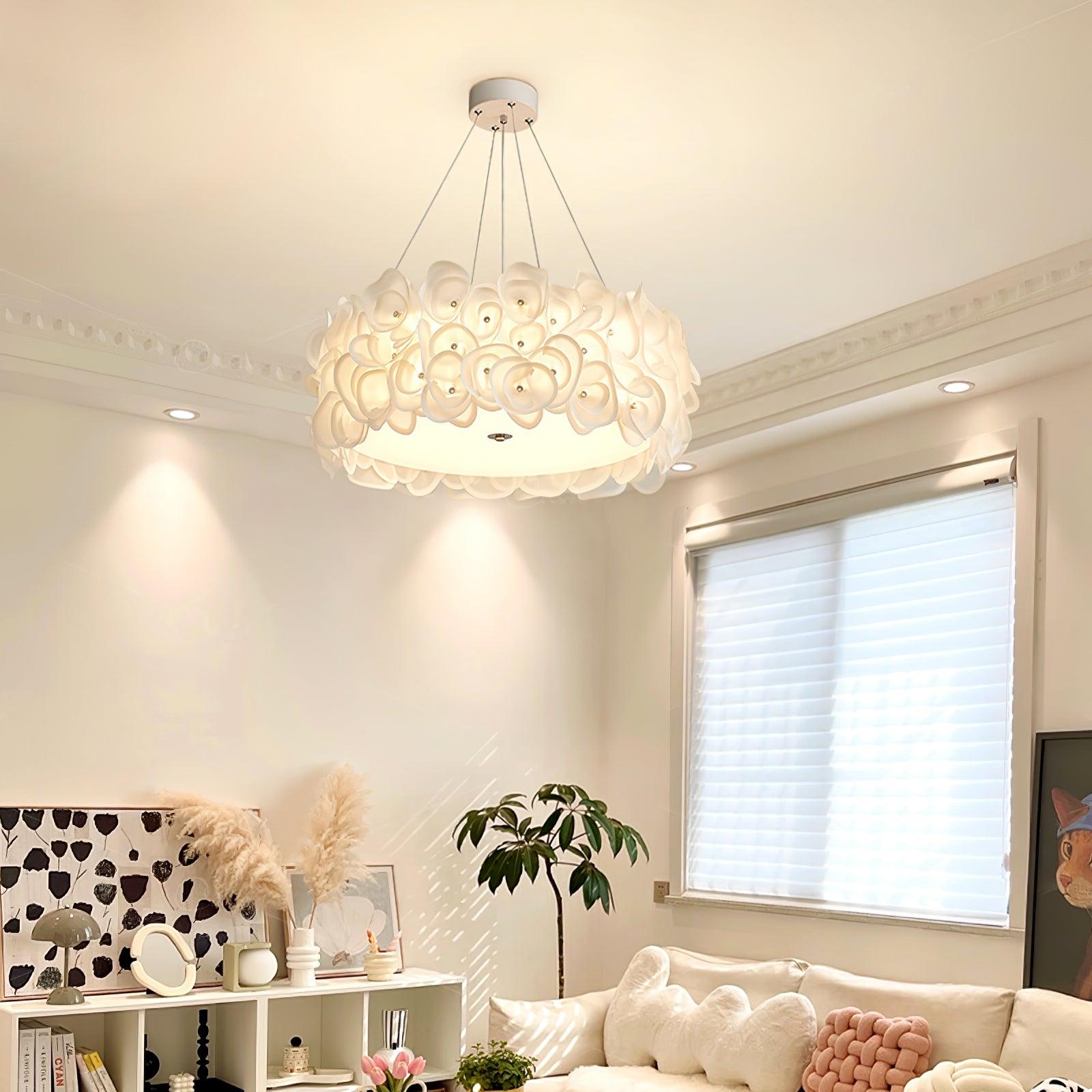 White Hydrangea Pendant Lamp Pendant light