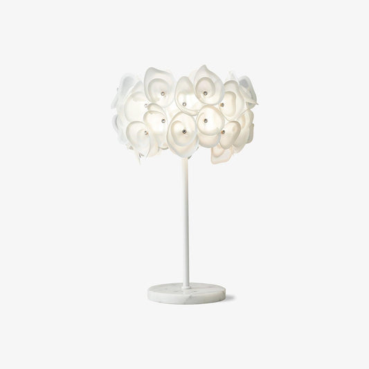 White Hydrangea Table Lamp ? 13.8″ x H 19.7″ / Dia 35cm x H 50cm / White / US Plug Table lamp