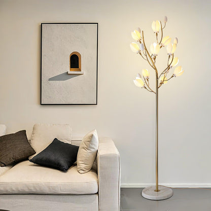 Porcelain Magnolia Floor Lamp Floor lamp