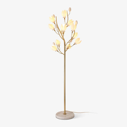 White Porcelain Magnolia Floor Lamp Floor lamp