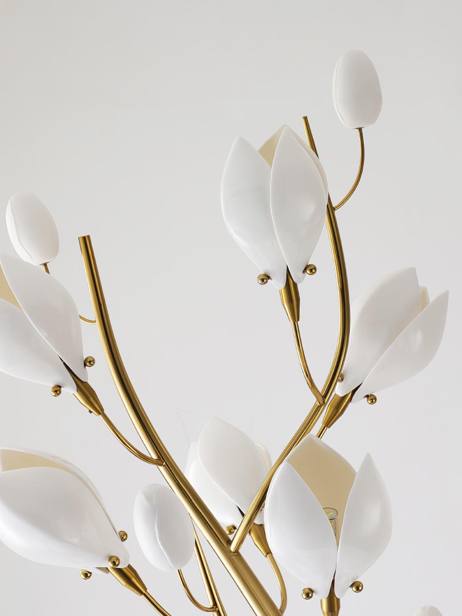 Porcelain Magnolia Floor Lamp Floor lamp