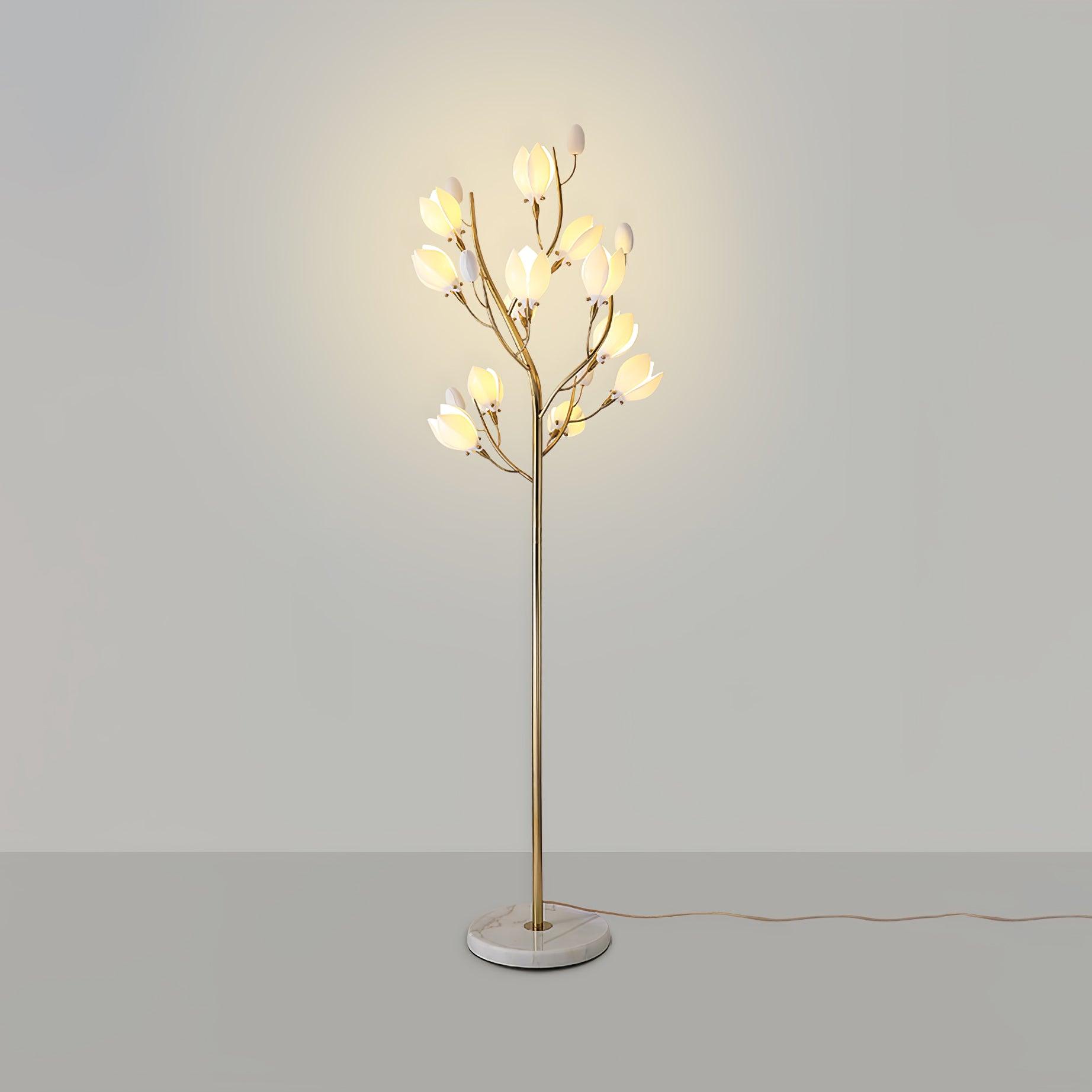 Porcelain Magnolia Floor Lamp Floor lamp