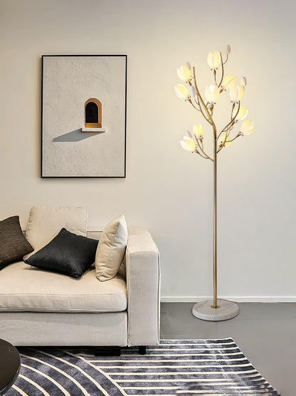 Porcelain Magnolia Floor Lamp Floor lamp