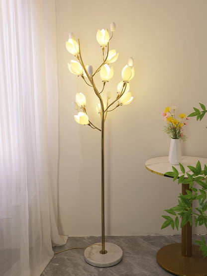 Porcelain Magnolia Floor Lamp Floor lamp