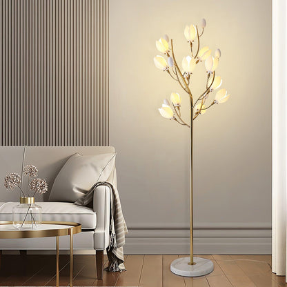 Porcelain Magnolia Floor Lamp Floor lamp