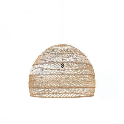Wicker Pendant Lamp ? 15.8″ x H 13.8″ / Dia 40cm x H 35cm / Natural rattan Pendant light