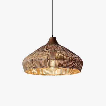 Wicker Rattan Pendant Light Dia 23.6″ x H 59.1″ / Dia 60cm x H 150cm / Natural rattan Pendant light