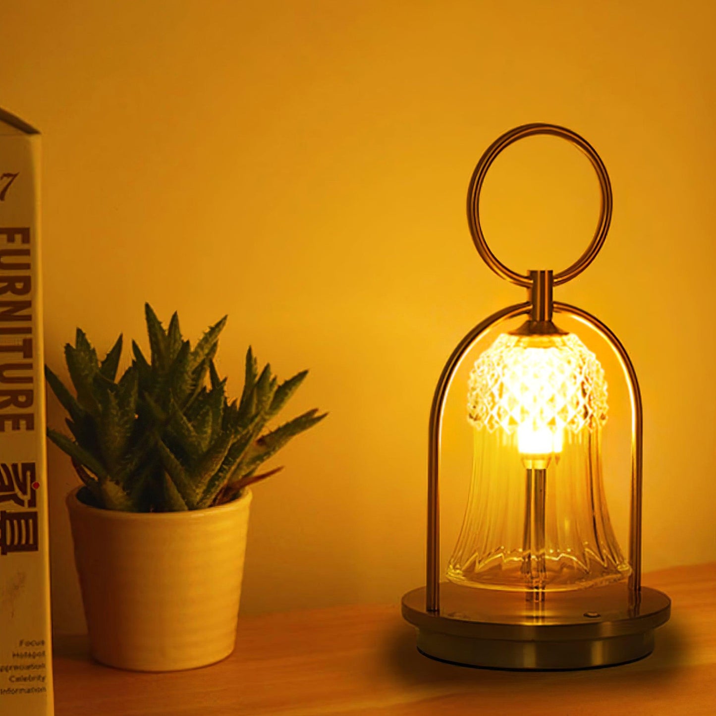 Wind Chime Portable Battery Table Lamp Table lamp