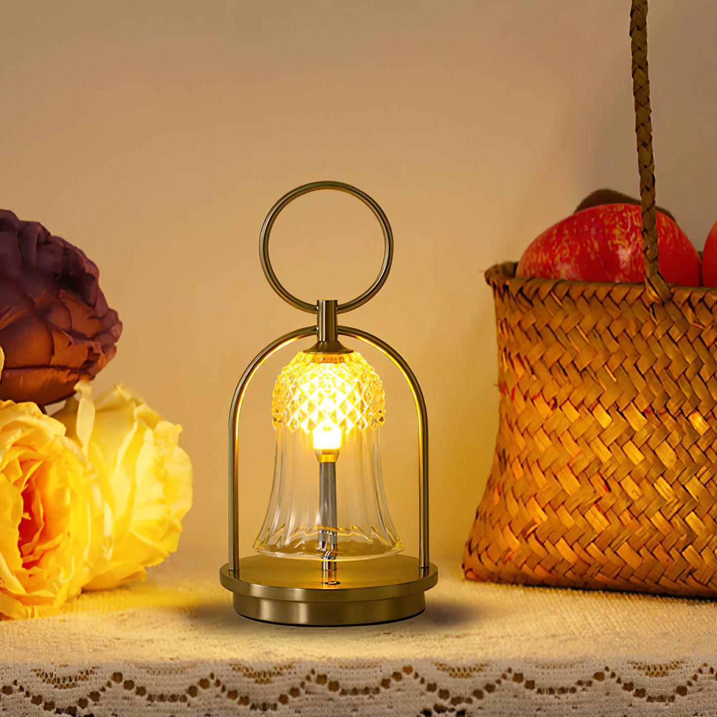 Wind Chime Portable Built-in Battery Table Lamp Table lamp