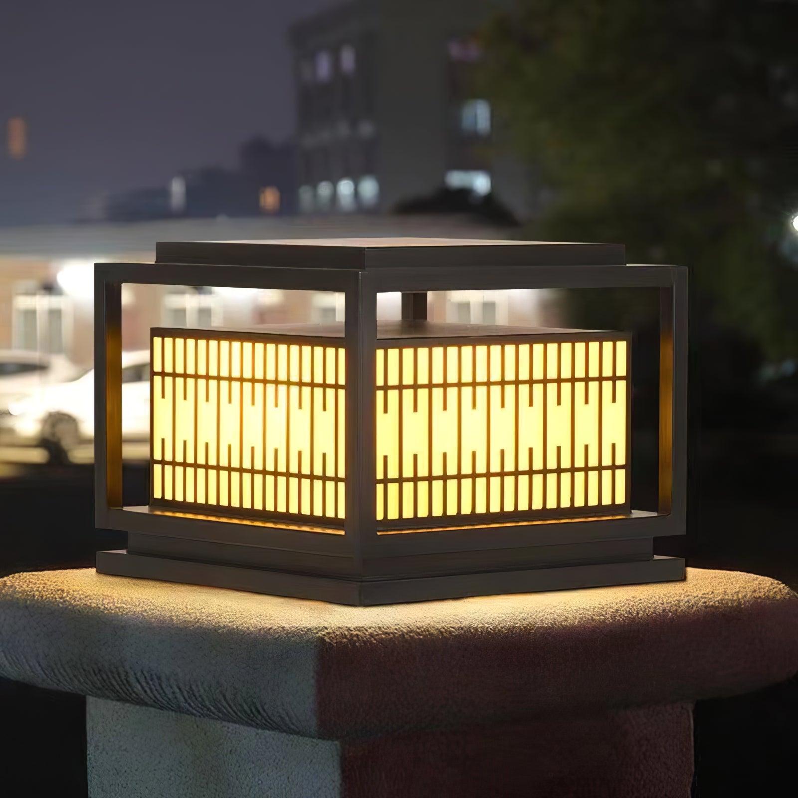 Window Grille Outdoor Post Light Table lamp