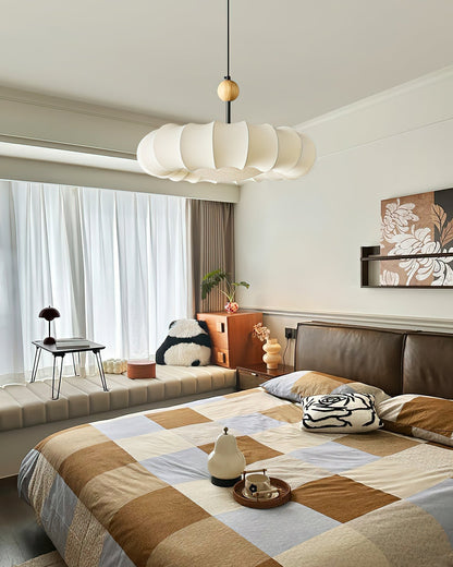 Winnie Veil Pendant Light Dia 19.7″ x H 11″ / Dia 50cm x H 28cm / Beige Pendant light