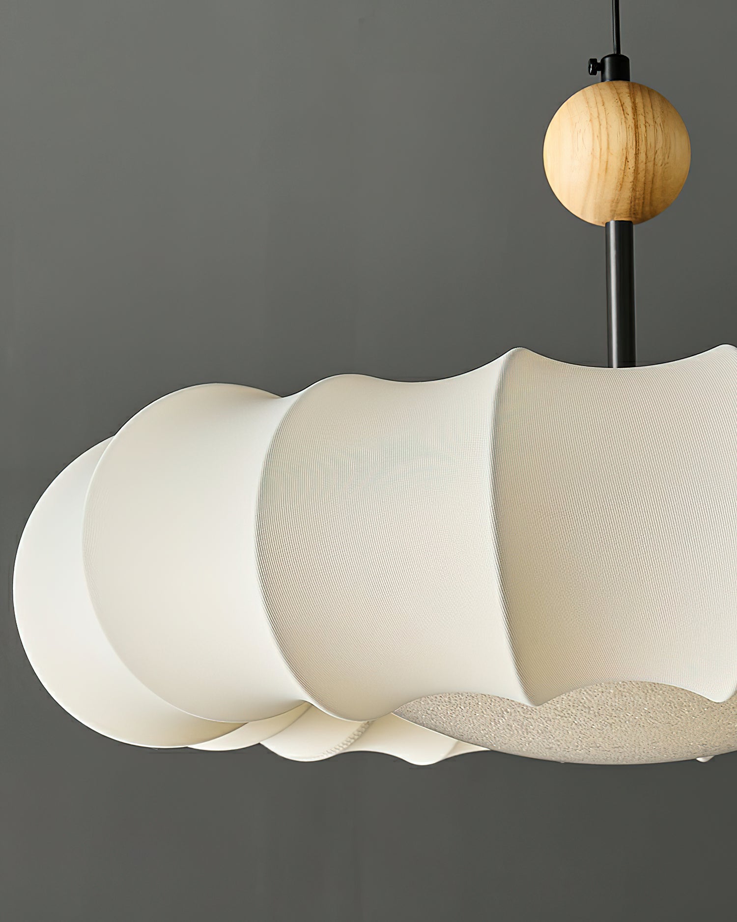 Winnie Veil Pendant Light Dia 19.7″ x H 11″ / Dia 50cm x H 28cm / Beige Pendant light